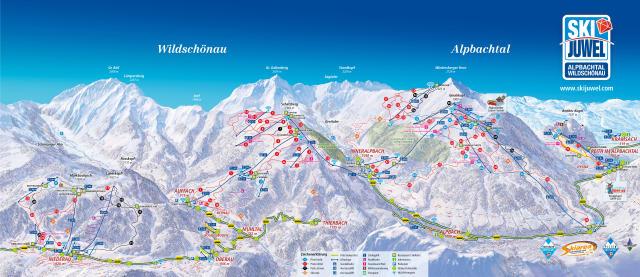 Plano de pistas — Reith i. A. - Ski Juwel Alpbachtal Wildschönau