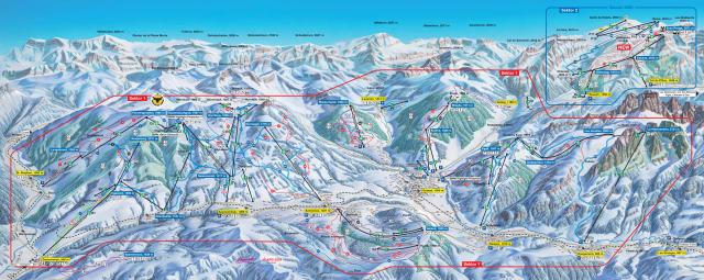 Plano de pistas — Gstaad - Saanen - Rougemont