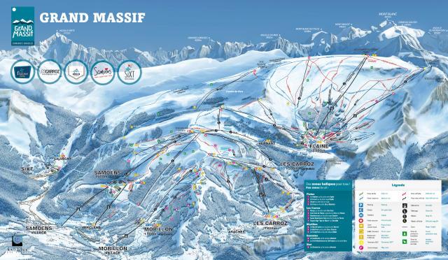 Mappa delle piste — Morillon
