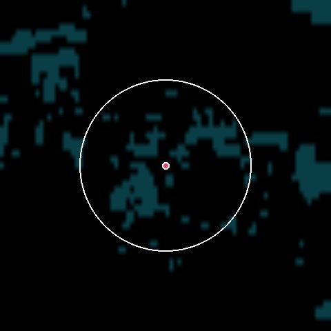 Imagen de satélite de Geisskopf con la nieve marcada