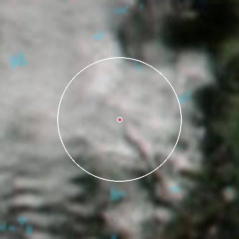 Imagen de satélite de Brixen im Thale - SkiWelt con la nieve marcada