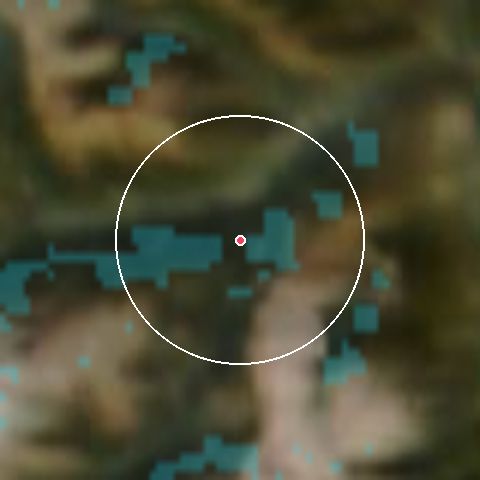 Imagen de satélite de Folgàrida - Marilléva con la nieve marcada