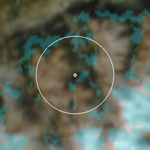 Imagen de satélite de Grimentz-Zinal con la nieve marcada
