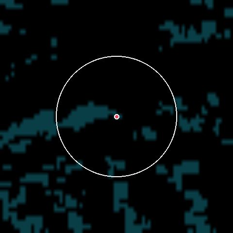 Imagen de satélite de Itter - SkiWelt con la nieve marcada