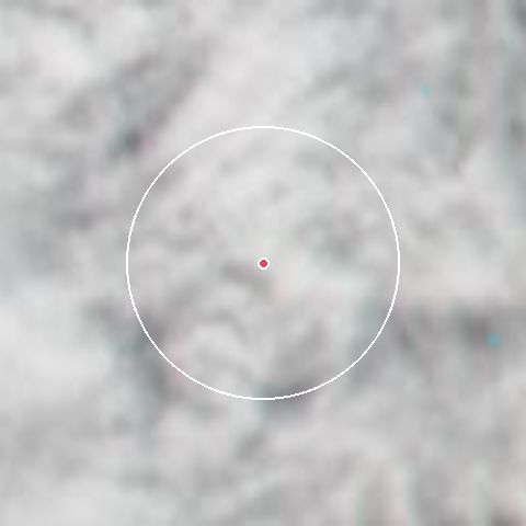 Imagen de satélite de Kranzberg - Mittenwald con la nieve marcada