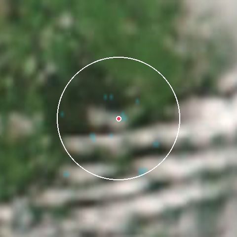 Imagen de satélite de Schwärzenlifte Eschach con la nieve marcada