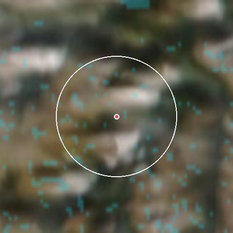 Imagen de satélite de Serfaus - Fiss - Ladis con la nieve marcada