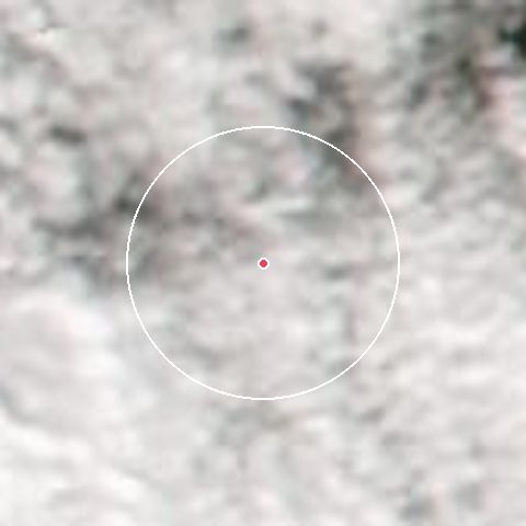 Imagen de satélite de SKI PARK Kubínska con la nieve marcada