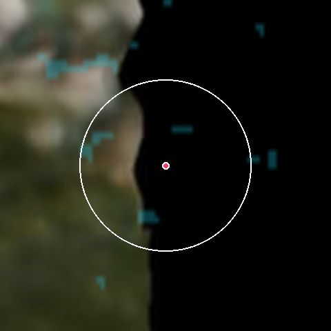 Imagen de satélite de Smucarski Center Cerkno con la nieve marcada