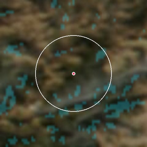 Imagen de satélite de Vallnord / Pal-Arinsal con la nieve marcada