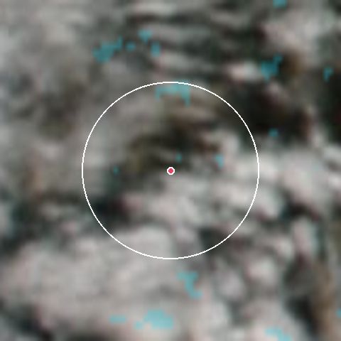 Imagen de satélite de Königsleiten - Wald - Zillertal Arena con la nieve marcada