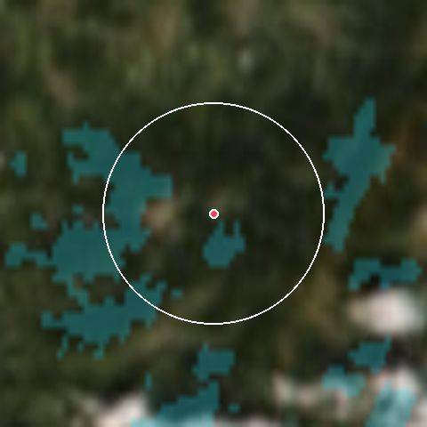 Imagen de satélite de Xonrupt - Le Poli con la nieve marcada