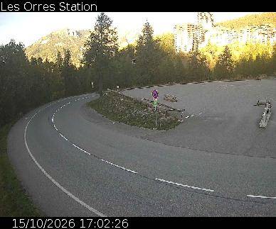 Les Orres 1650 parking de l · jue, 17:00